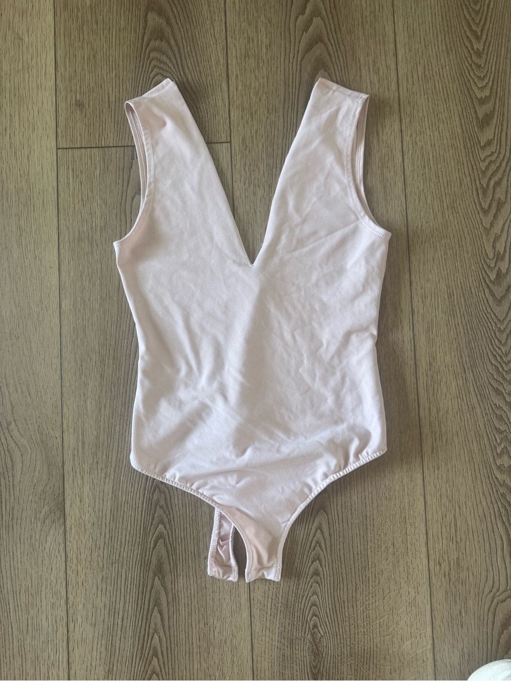 Free people women’s Pink V-Neck One-Piece Bodysuit